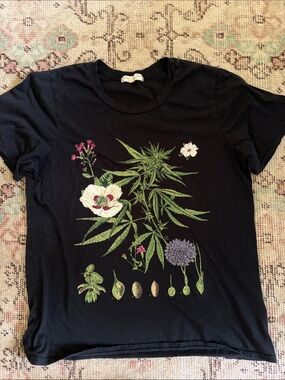 Truly Madly Deeply Black Crewneck Top